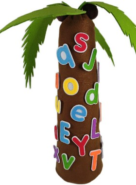 Chicka chicka boom boom绘本椰子树玩偶Coconut tree