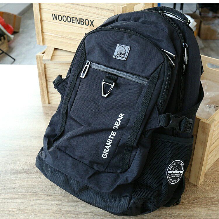 正品美国花岗岩双肩包男女高端防水材质户外多功能包学生书包