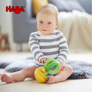 德国HABA魔法树不倒翁 婴幼儿安抚玩具抓手新生儿毛绒易抓握发声