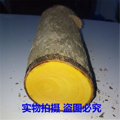 湖北黄杨木料文玩刻练手料黄杨原木段小笔筒料黄杨木雕摆件