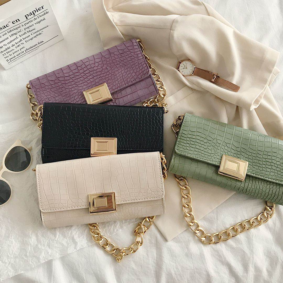 Real price new fashion high-grade single shoulder chain bag high-grade underarm bag small square bag