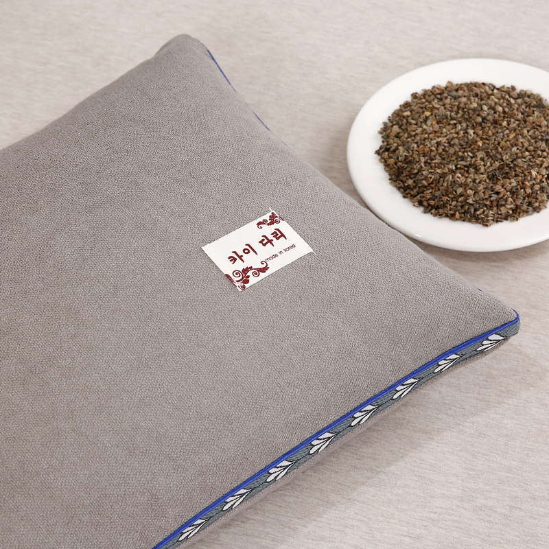 家用低睡眠枕头荞麦壳装带男大硬护枕套夏季单人颈椎纯助一对枕芯