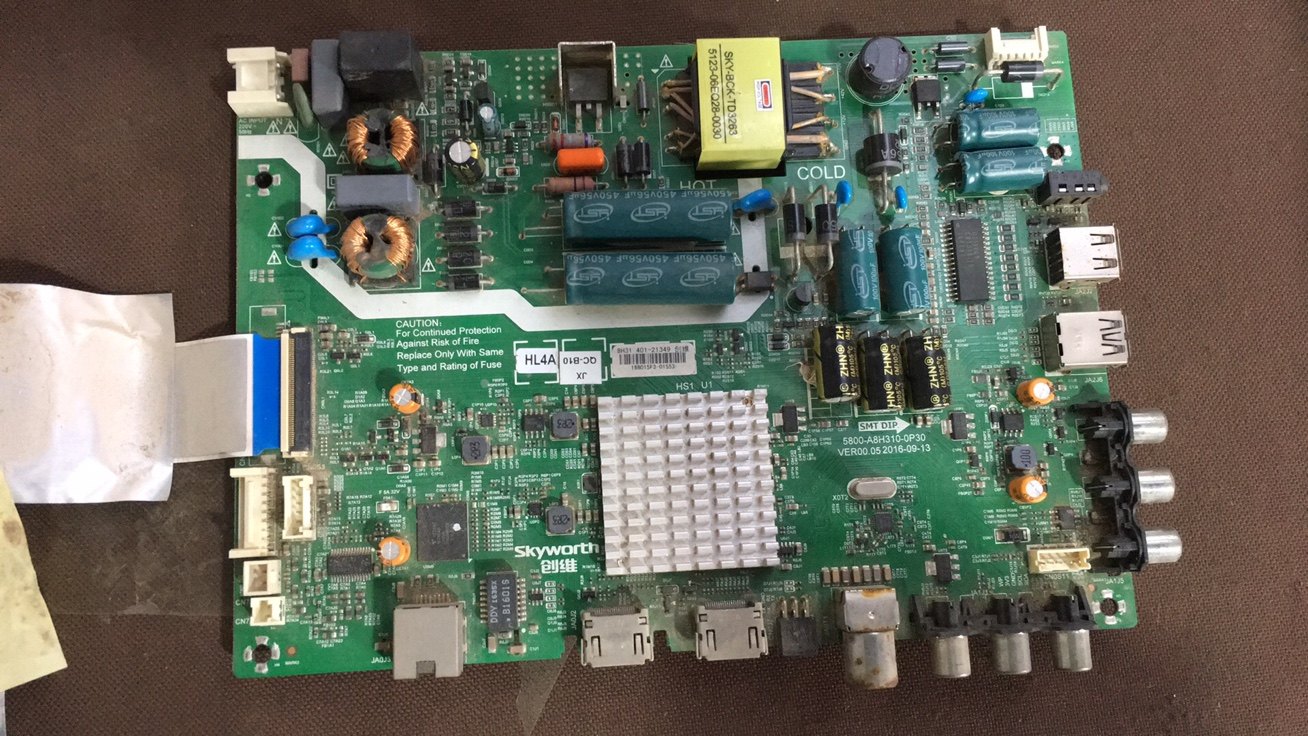 原装创维40E3500主板5800-A8H310-0P30配屏RDL400FY QD0-20Q