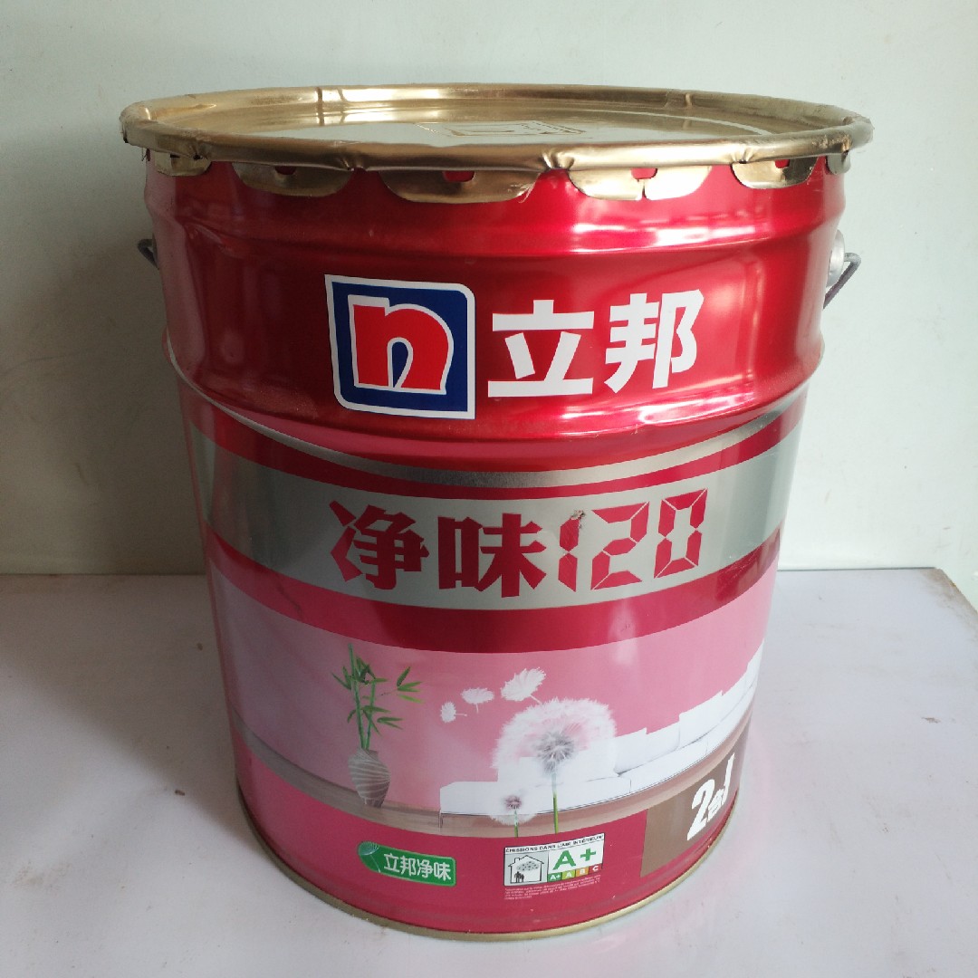 立邦净味二合一内墙乳胶漆白色墙面漆室内刷墙漆环保涂料油漆18l