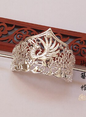 汉服明制头饰古风凤凰百搭盘发
