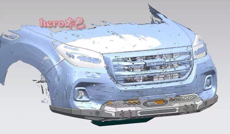 LEI GONG은 H9 앞 범퍼 개조에 적합한 HAVAL H9 범퍼 17 20 모델 반잠수식 앞 범퍼 H9 충돌 방지 바를 권장합니다