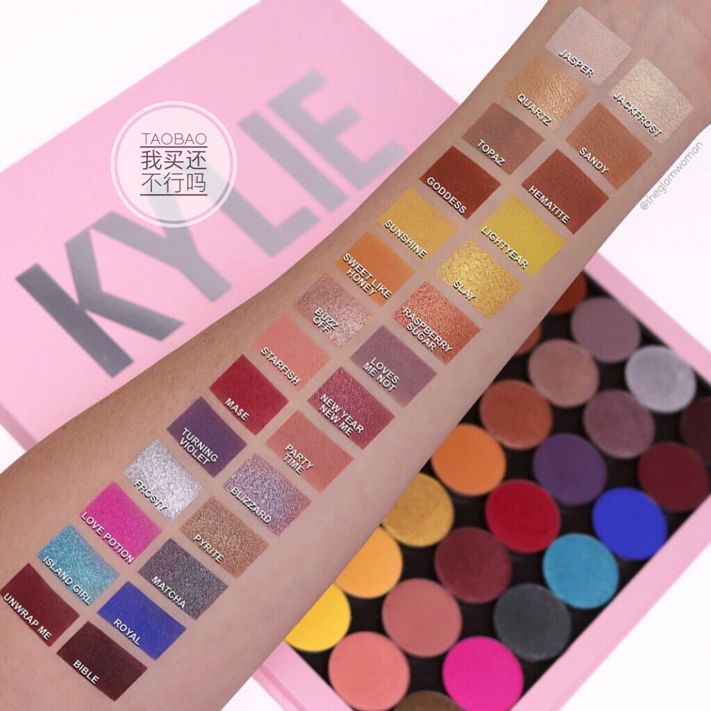 囤货狂魔Viki的Kylie单色眼影合集可自行组合买4送盘