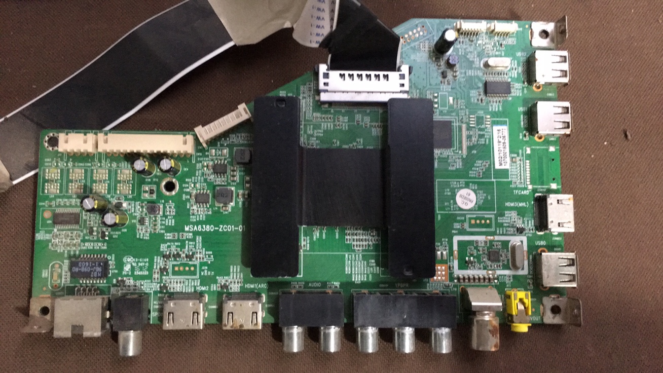 原装三洋48CE3410D 主板MSA6380-ZC01-01 配屏LSC480FN02带屏线