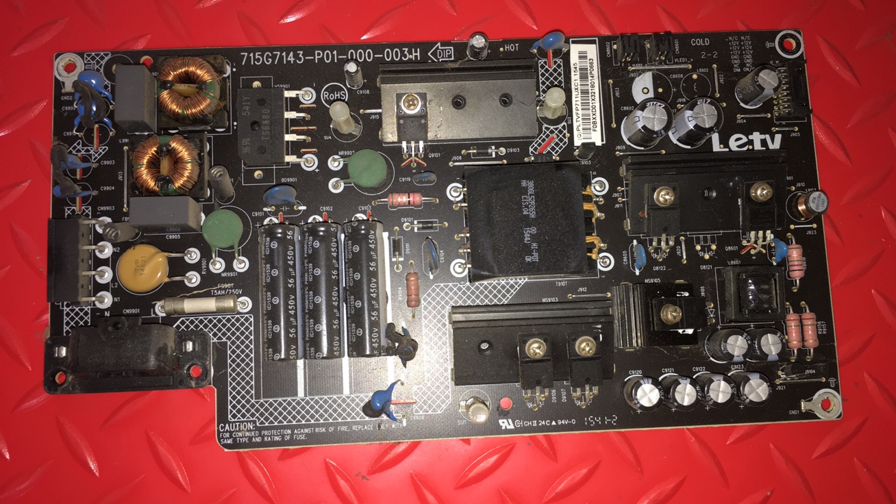 原装43寸乐视L433AN L403SN供电板电源板715G7143-P01-000-003H