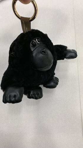 创意丑萌大猩猩毛绒小挂件钥匙扣挂绳饰品背包挂饰猴子真毛钥匙链