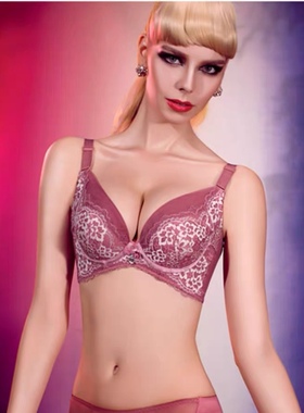 正品内衣 芬奈文胸 FB20098 20068小胸妹子穿上有乳沟，超级性感