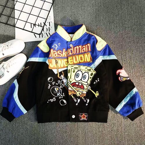 dudack潮牌新款卡通夹克棒球服