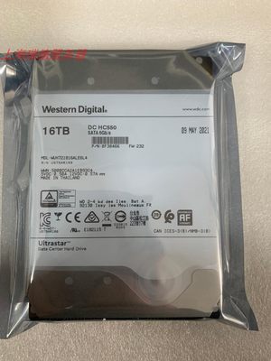 WD/西数 氦气 WUH721816ALE6L4 DC HC550 16T SATA 6G 3.5寸硬盘