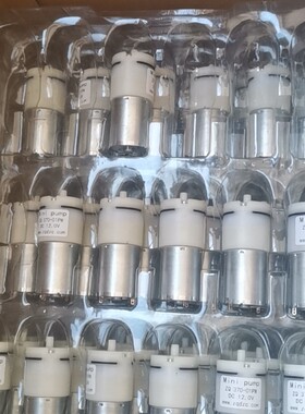 充气泵370碳刷气泵12V充气泵流量3.0升电流450mA下压力140-170KPa