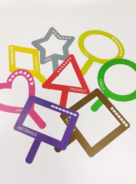 Shapes幼少儿英语主题教学教具形状认知课堂教学教师教具