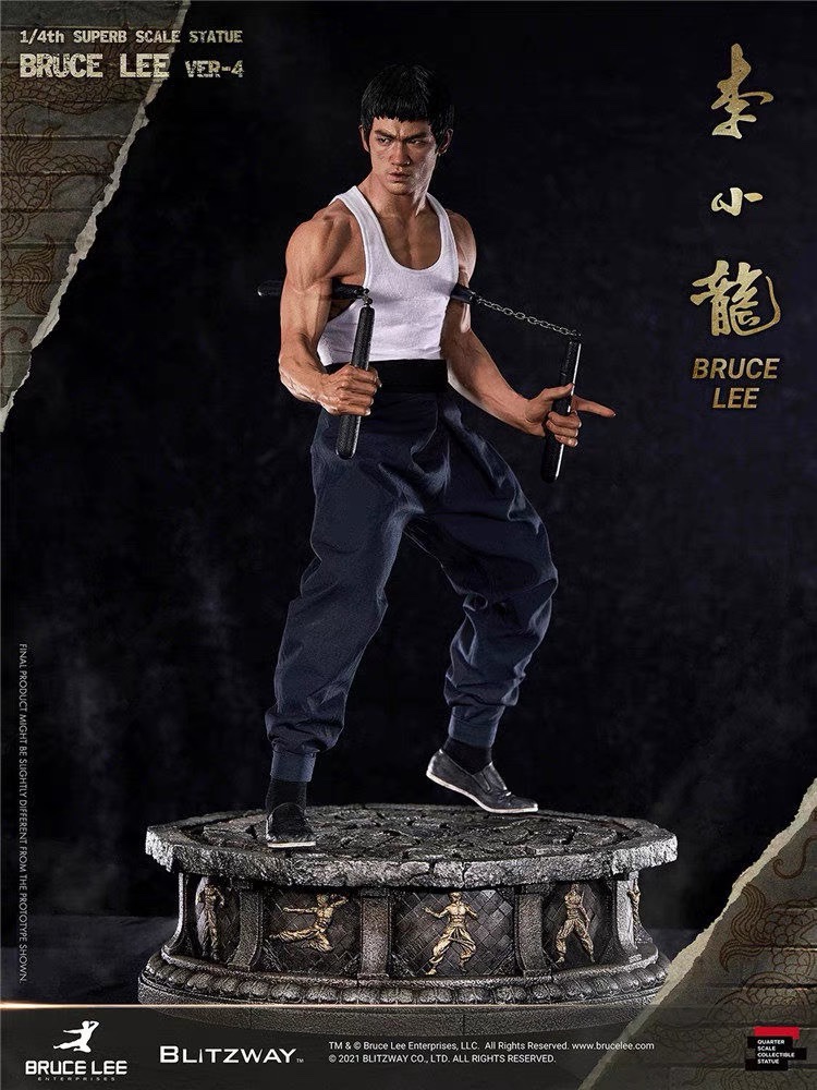 Blitzway B社李小龙 bruce lee 1/4第四版雕像手办