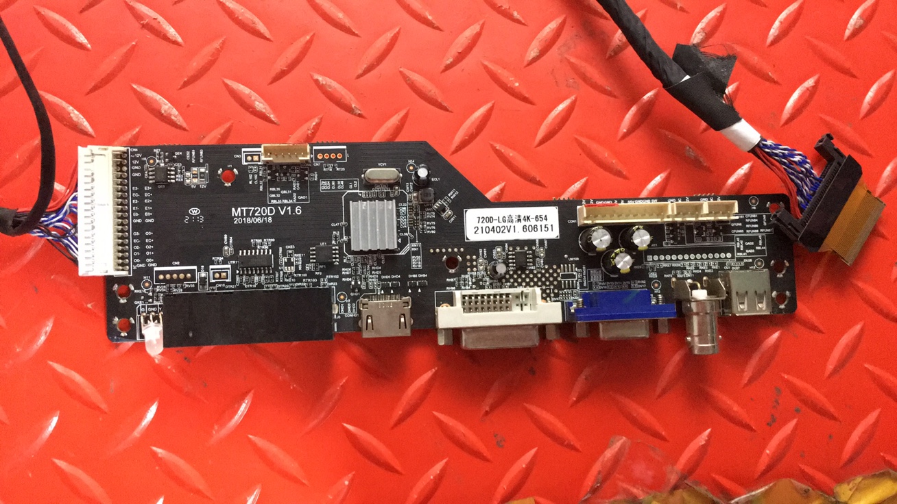 富沐FM-PJ5535L-CC 主板MT720D V1.6屏边板S55HJ1-Q02 C1