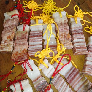 五花肉挂件奇石宴漂亮石头好运幸福吉祥石手把件开运石礼品道具