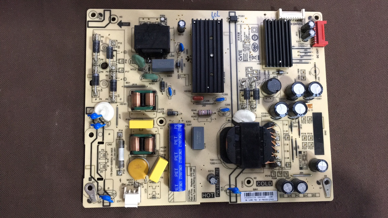 原装 现货红米L55M5-RK 55寸电源板PW.165W2.782 81-PBE055-C782A