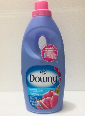 越南当妮Downy衣物柔顺剂 蓝色持久清香衣物护理液900ml/瓶