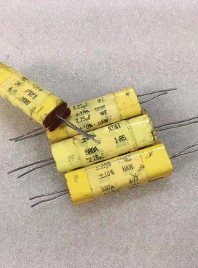 拆机美国WESCO西电 HAW580A系 2.2uf 400V 发烧分频无极电容