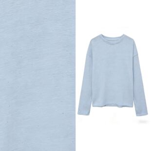 沐禾MuHam T恤宽松遮肉上衣1388 休闲风百搭重工亮钻长袖