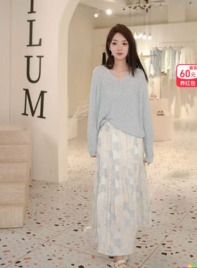 【小田专享】LILUM厘白【离别半裙】时尚百搭休闲半身裙