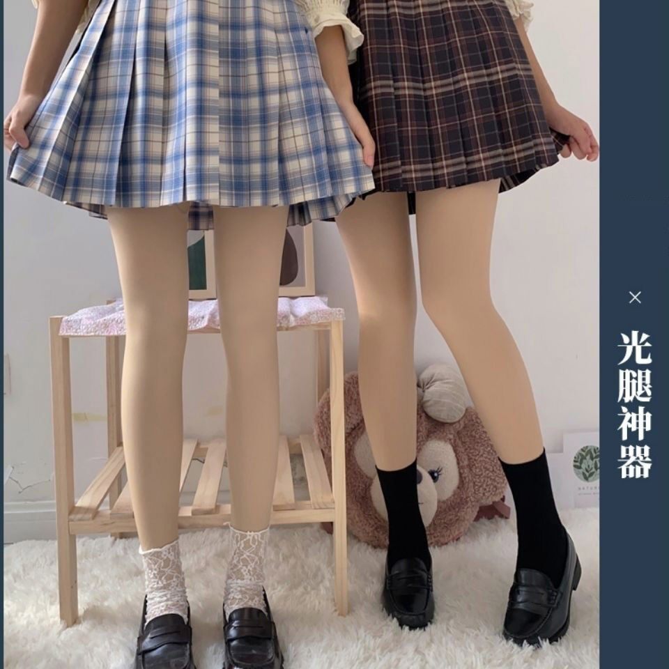 光腿神器自然秋冬季假透肉加厚