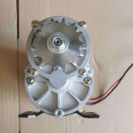 直流电机 马达 施肥 播种机 旋耕 炒货 打捆机专用12V24V500W14齿