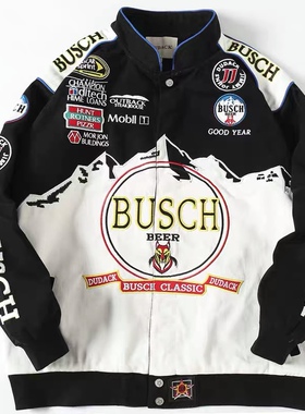 dudack新品欧美潮牌秋冬刺绣男女机车外套加厚夹克学生棒球服