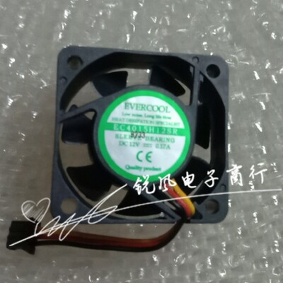 EVERCOOL   EC4015H12SR   4015  散热风扇 制冷片专用12V0.17A