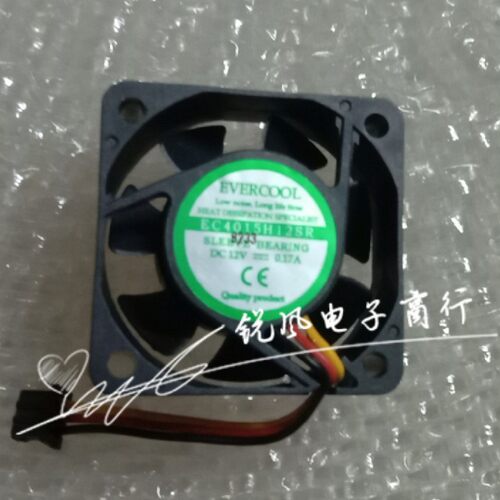 EVERCOOL   EC4015H12SR   4015  散热风扇 制冷片专用12V0.17A