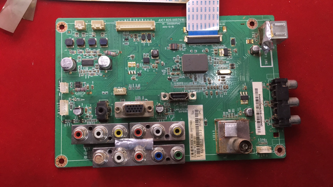 测长虹3D43C2000等离子主板JUC7.820.00070160 屏S43AX-YB02/YD02