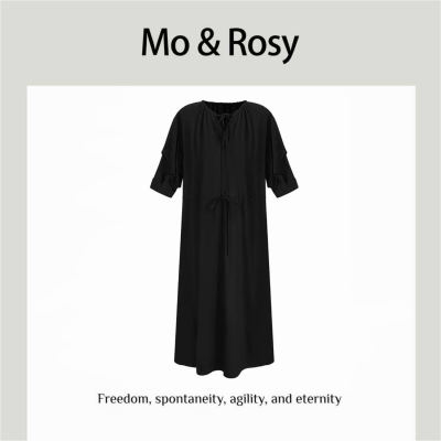 MO&ROSY【美好夏日】气质绑带收腰连衣裙MR512X101