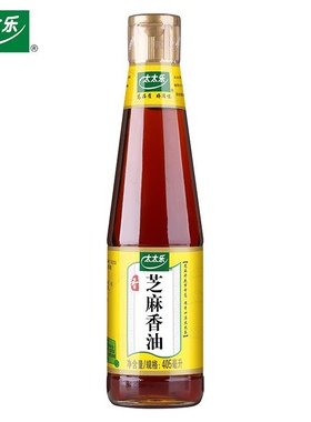 太太乐芝麻油香油405mL压榨食用芝麻香油火锅凉拌面 调味厨房调料