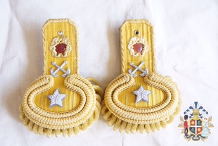 清末新建北洋海军 北洋水师少将礼服大盘肩章