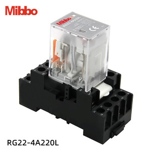 4D中间继电器2A RG23 Mibbo米博RG22 G08E G14E 2D024L 4A220L