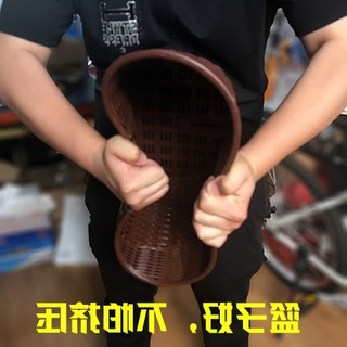 销折叠公路自行车篮子山地塑料车篮公主前车筐电动车带狗狗框蓝厂