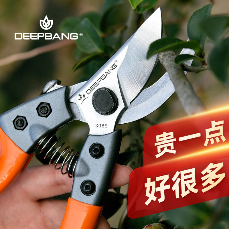 德国进口钢果树修枝剪刀园艺林修枝专用剪粗枝剪花苗剪子强力工具