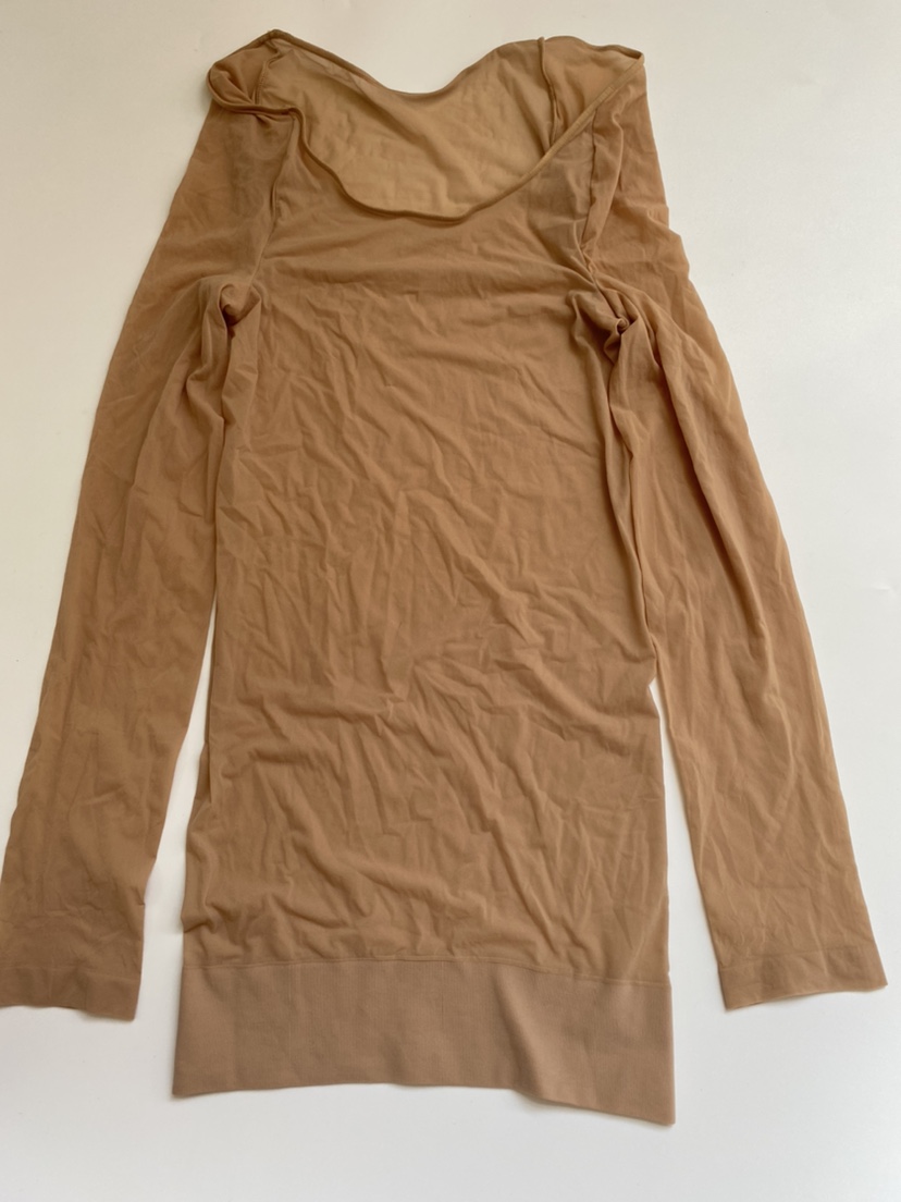 面膜料皮肤衣圆领打底衣无缝无痕光滑细腻柔软舒适连体衣上衣丝袜