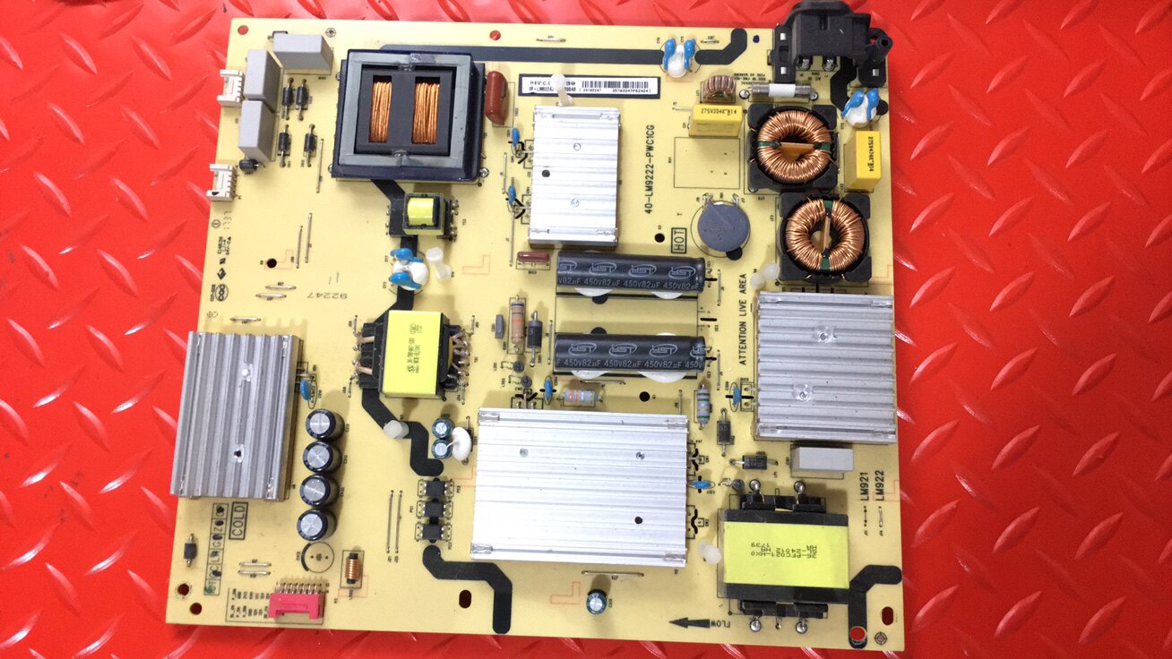 原装TCL D55A9C液晶电视电源板背光供电板40-LM9222-PWC1CG