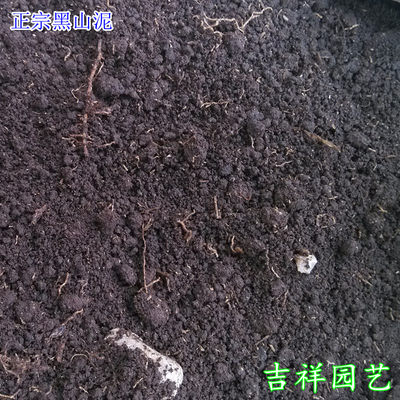 黄山泥红土 黑山泥土草炭土腐叶土栽花种菜基质大山深处的净土