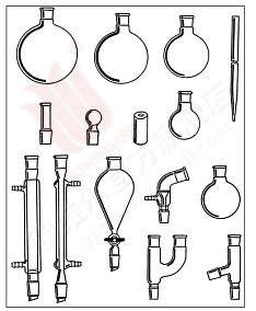 K162440 有机化学成套玻璃仪器, 24/40 文具电教/文化用品/商务用品 教学仪器/实验器材 原图主图