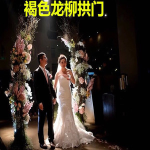 镀锌花门背景背景杆路引背景纱幔仪式亭包邮婚庆背景架