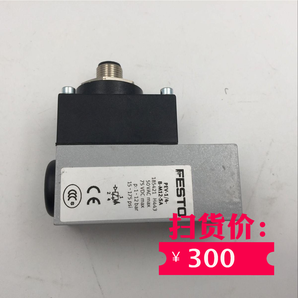 FESTO 185421 PEV-1/4-B-M12-SA 标准件/零部件/工业耗材 其他气动元件 原图主图