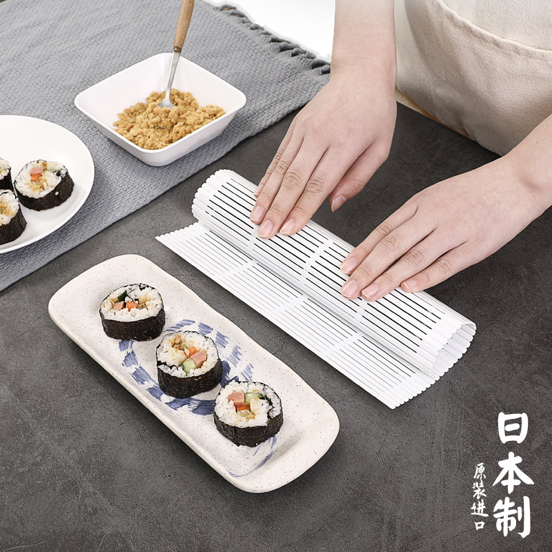 日本进口寿司卷帘做紫菜包饭专用竹帘卷家用海苔饭团制作工具神器