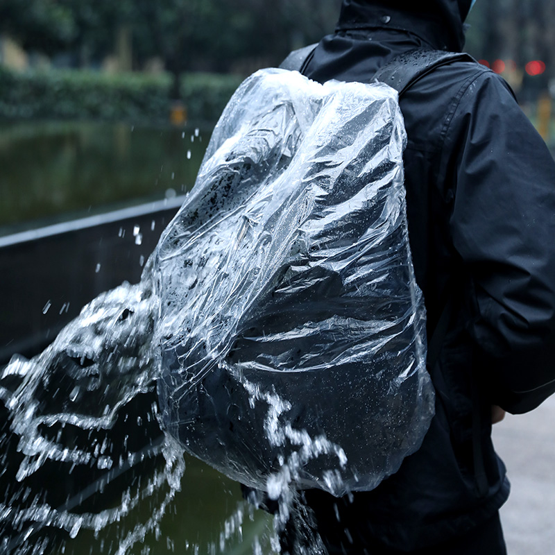 一次性背包防雨罩户外旅行骑行登山包双肩包小学生书包防水防尘罩