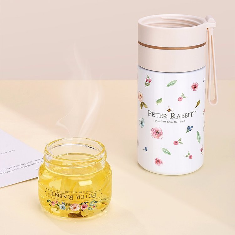 比得兔清仓茶水分离保温杯400毫升 PR-T1411