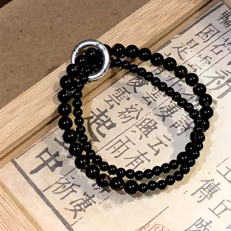 中式平安扣复古串珠手链