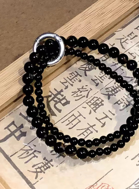 中式平安扣复古串珠手链